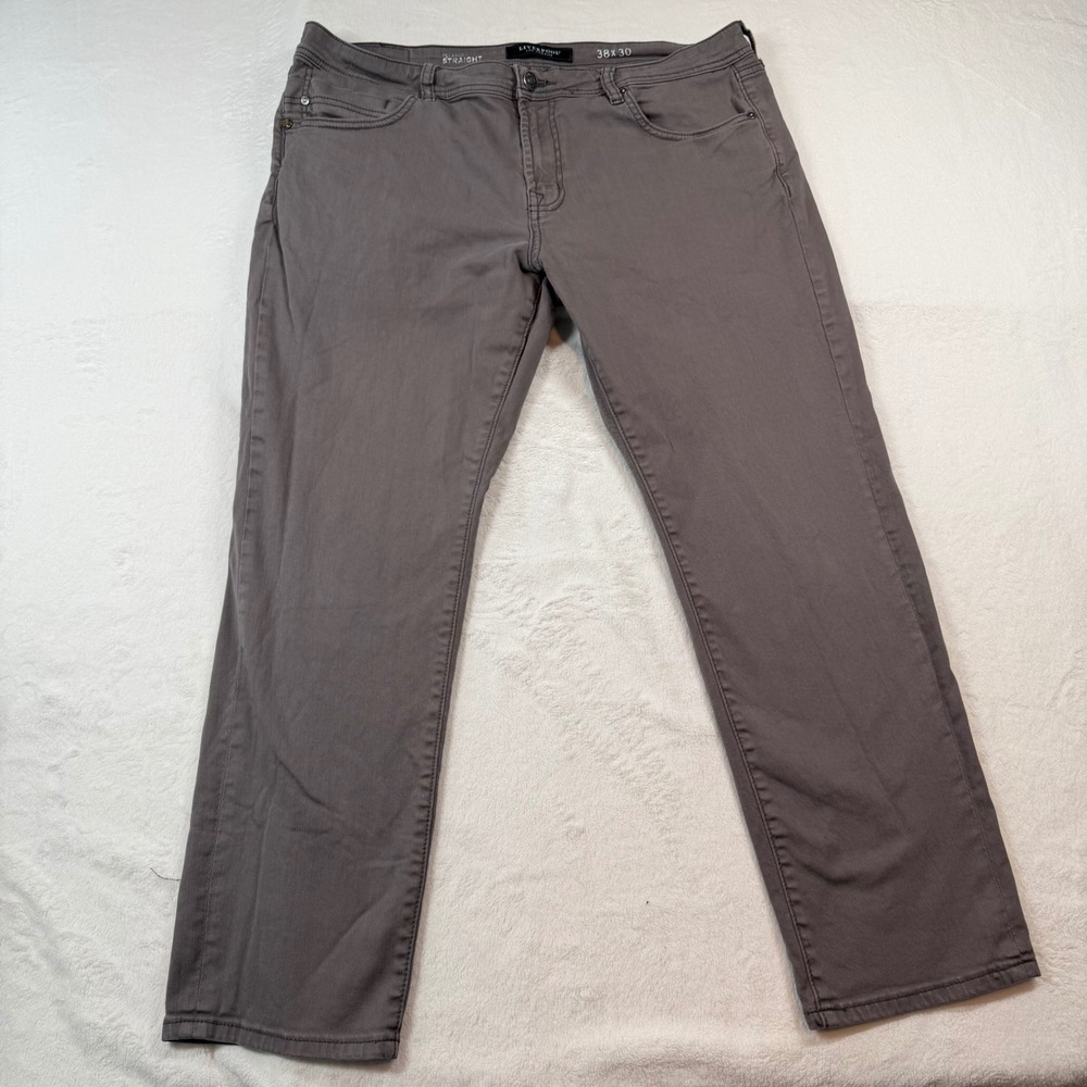 Liverpool Los Angeles Relaxed Straight Pants Mens 38x30‎ Grey Excellent Stretch